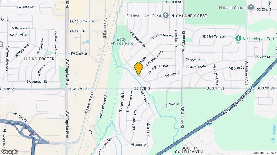 3505 SE Girard St Map and Location Details