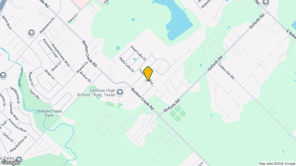 109 Granite Shoals Dr Map and Location Details