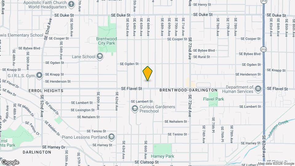 7427 SE 66th Ave Map and Location Details