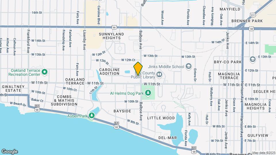 1131 Balboa Ave Map and Location Details