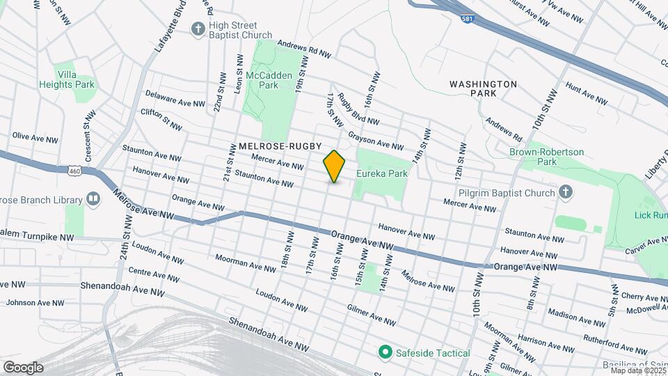1627 Staunton Ave NW Mapa y Detalles de la Ubicación