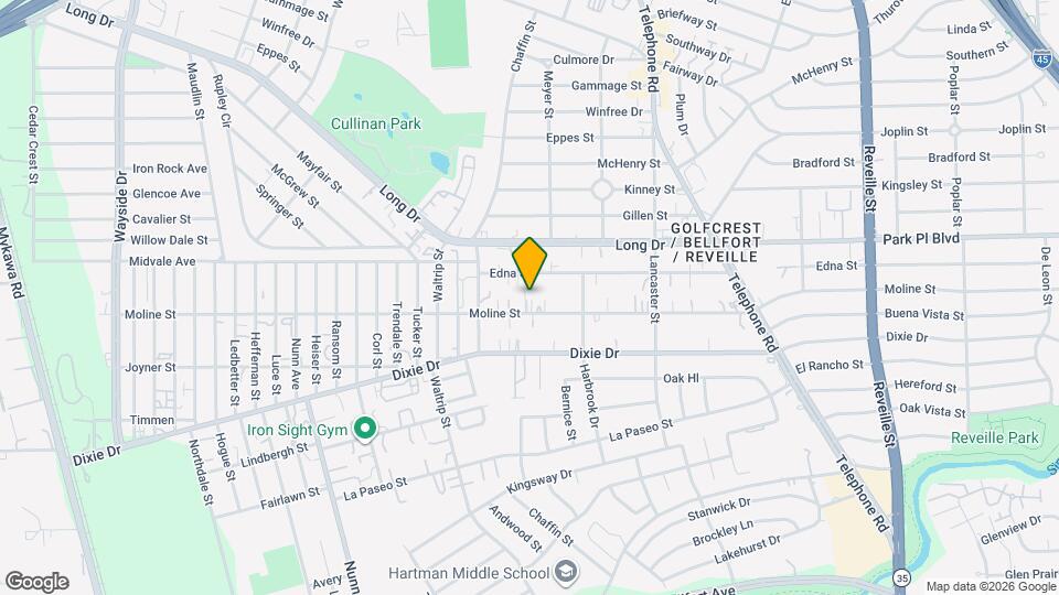 7145 Moline St Map and Location Details