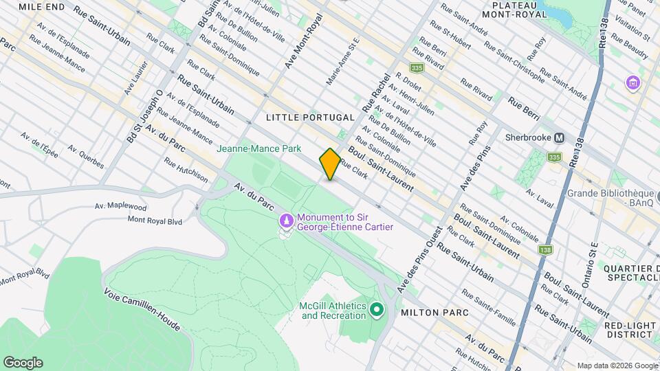 4155 De L'esplanade Av Map and Location Details