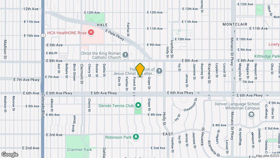 715 Glencoe St Map and Location Details