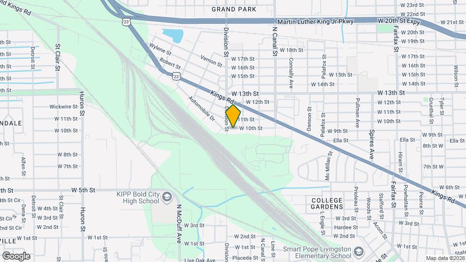 2328 W 10th St Map and Location Details