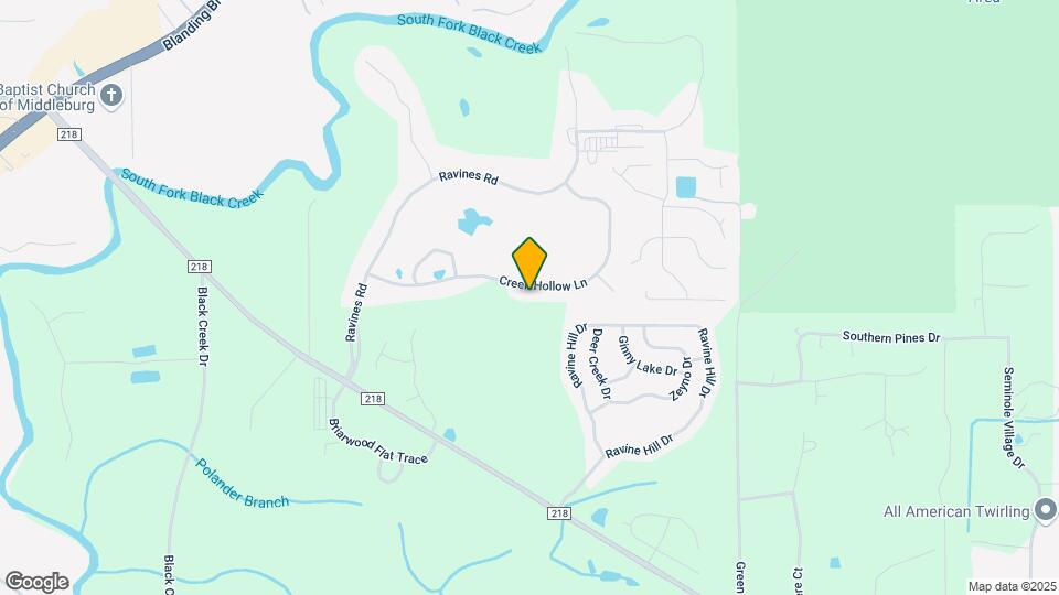 3795 Creek Hollow Ln Map and Location Details