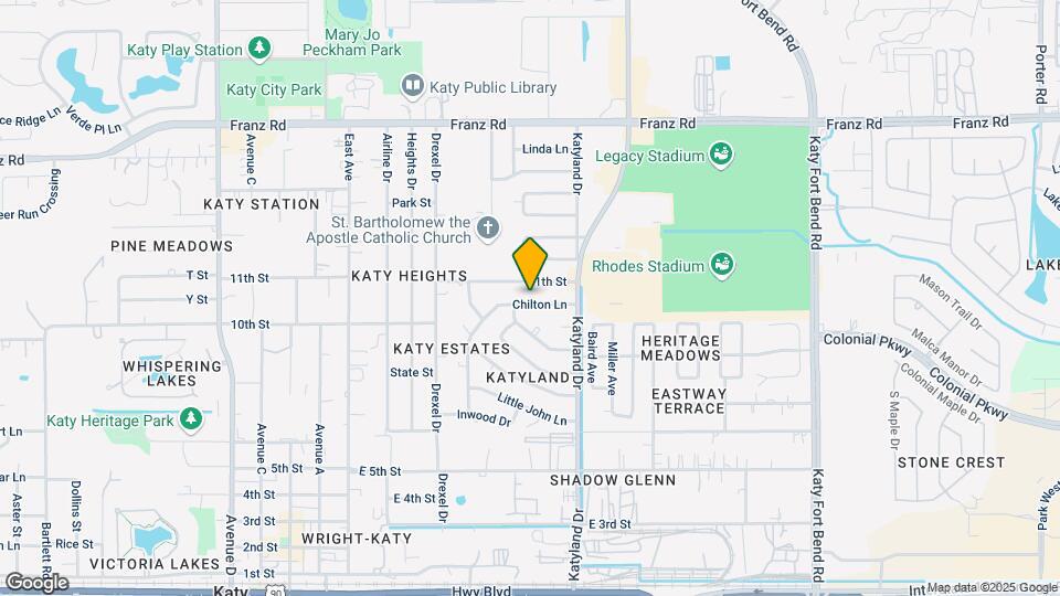 1639 Chilton Ln Map and Location Details