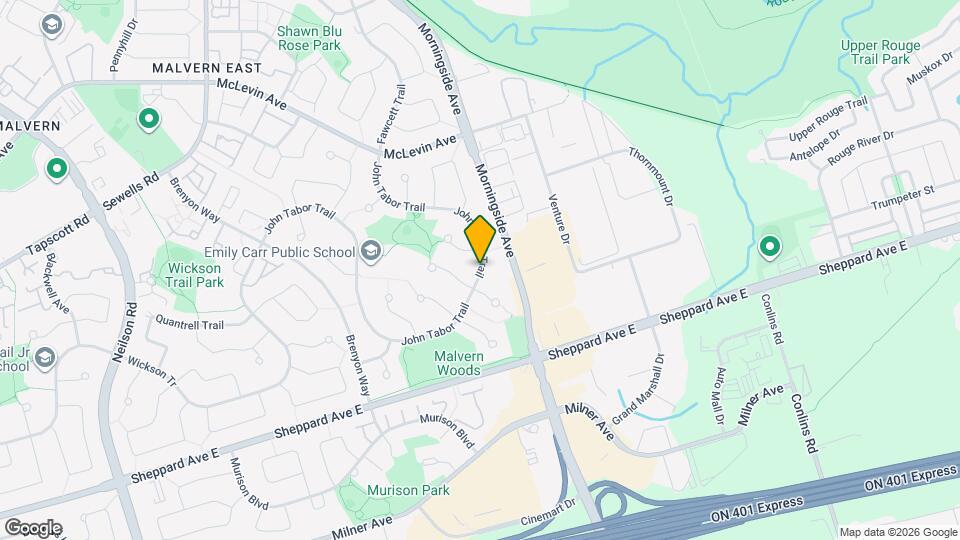 188 John Tabor Trail Map and Location Details