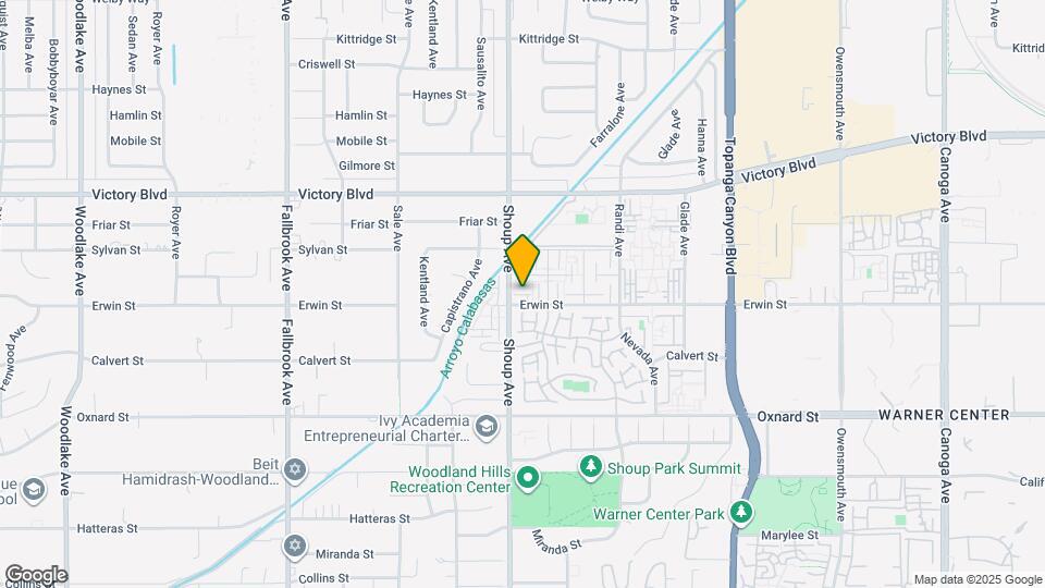 6204 1/2 Shoup Ave Map and Location Details