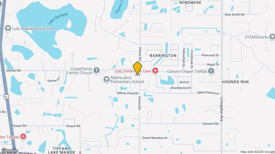 17606 Shadyside Cir Map and Location Details