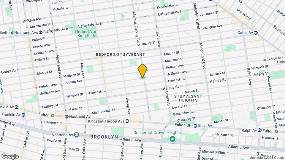 378 Marcus Garvey Blvd Map and Location Details