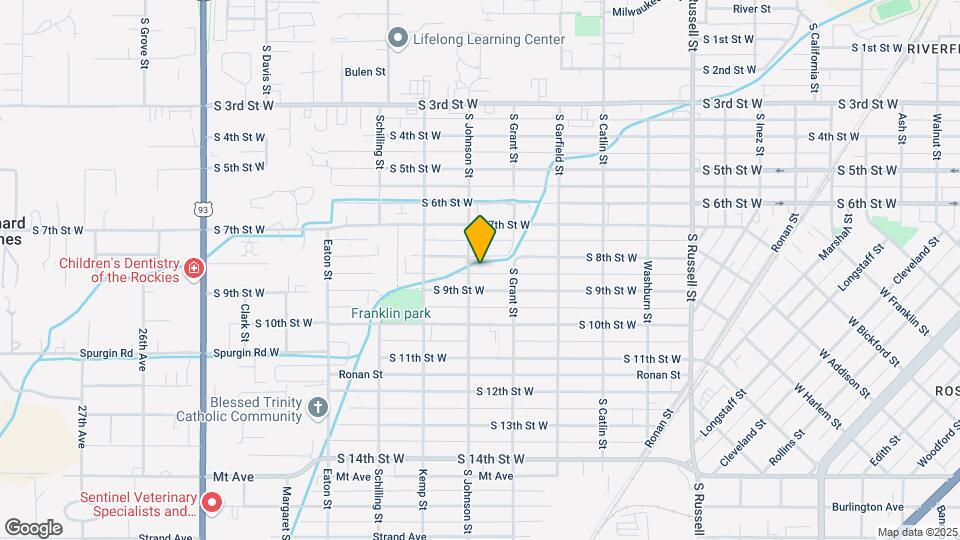 1957 S 8th St W Map and Location Details