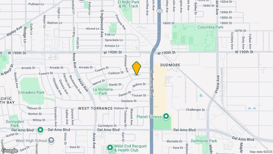 4543 Talisman St Map and Location Details