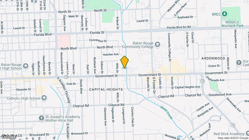 421 Longwood Ct, Unit C Map and Location Details