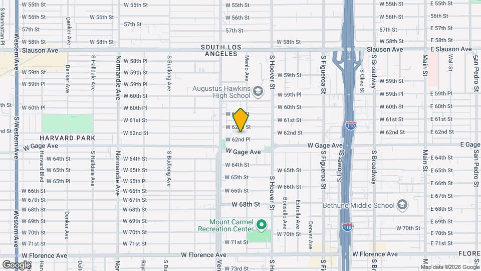 917 W 62nd Pl, Unit 917 Mapa y Detalles de la Ubicación