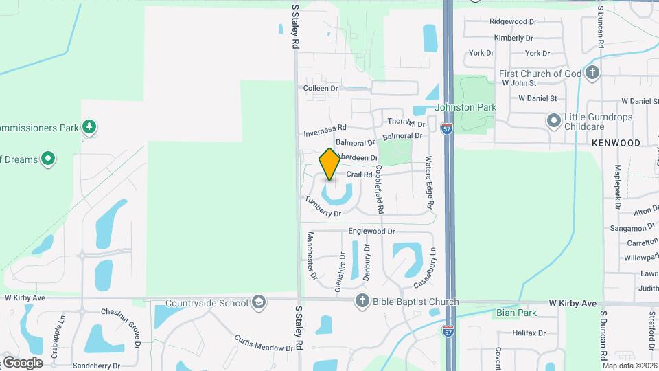 1103 Prestwick Point Map and Location Details