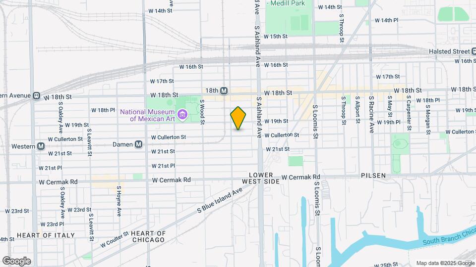 1644 W Cullerton St, Unit 1644 W Cullerton St #3 Map and Location Details