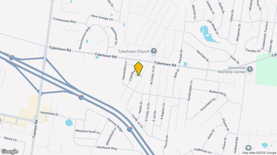 1044 Cindy Jo Ct Map and Location Details