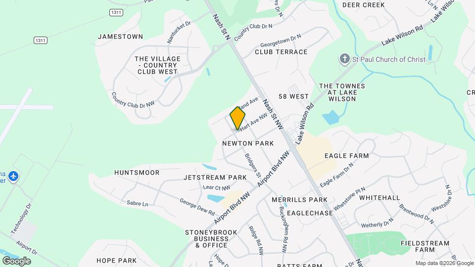 3908 Bridgers St Map and Location Details