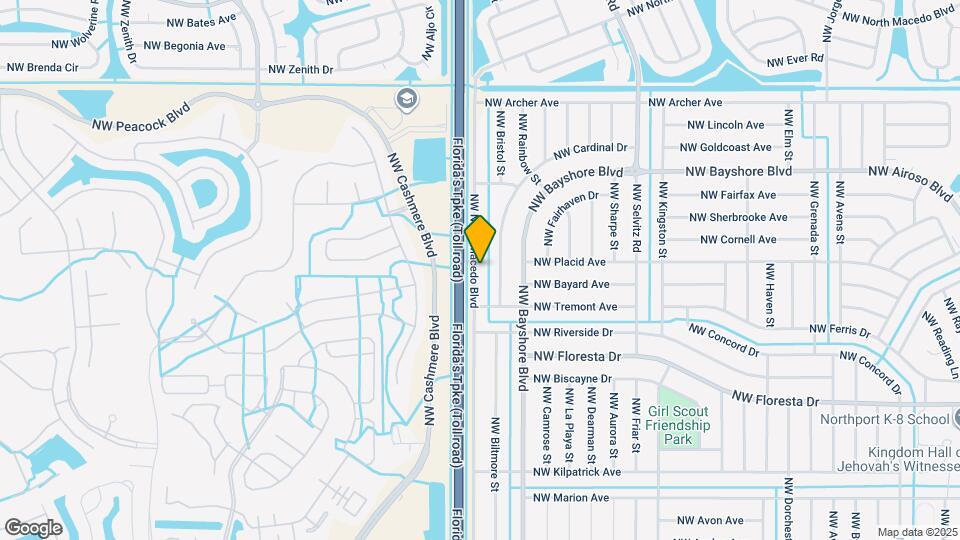 555 NW North Macedo Blvd Map and Location Details