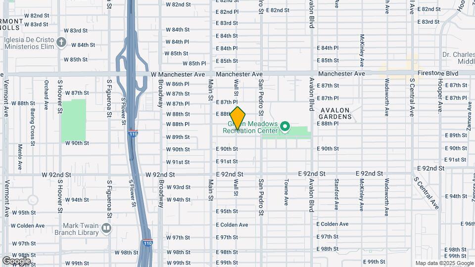 8868 Wall St Map and Location Details