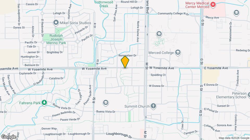 742 W Yosemite Ave Map and Location Details