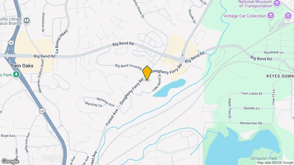 3309 Lower Lakes Estates Dr Map and Location Details