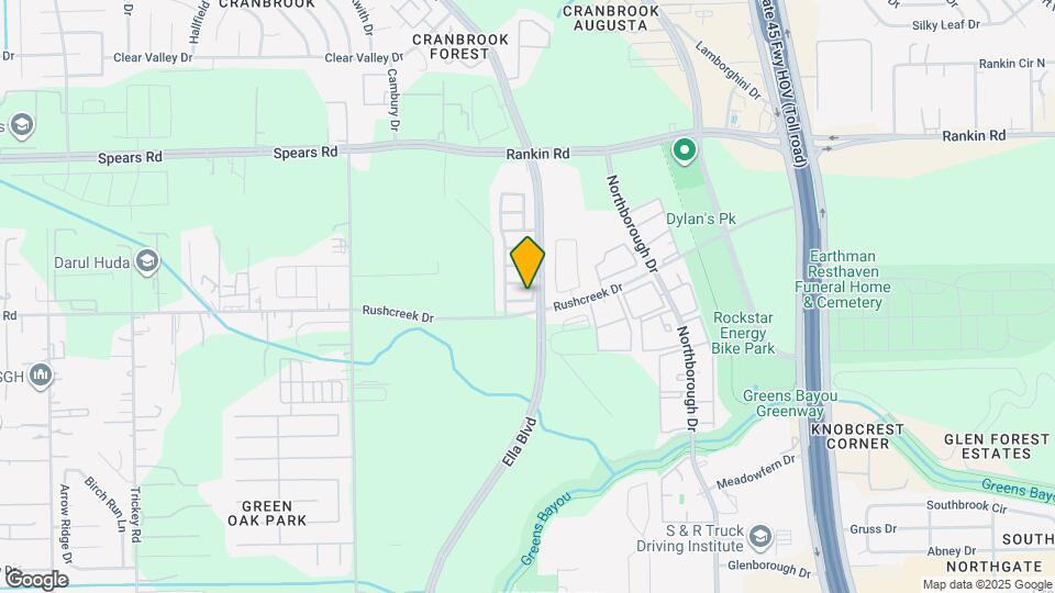 810 Forest Hillside Ln Map and Location Details