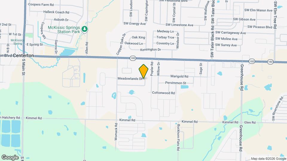 870 Meadowlands Dr Map and Location Details