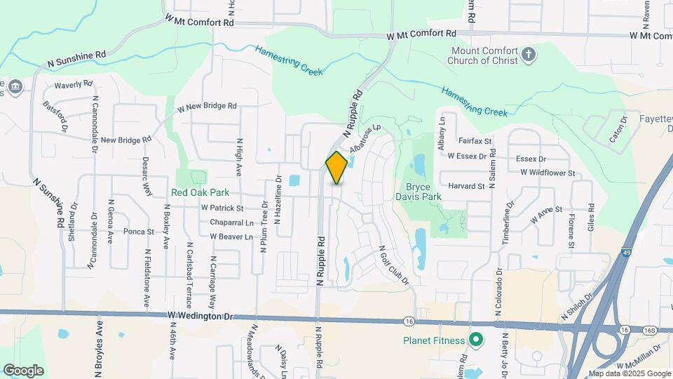 1654 N Izard Ln Map and Location Details