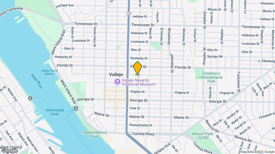 1029 Sutter St Map and Location Details