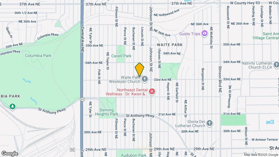 3300 Lincoln St NE Map and Location Details