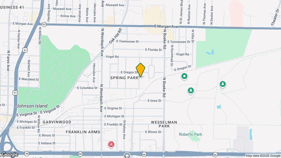 827 N Alvord Blvd Mapa y Detalles de la Ubicación