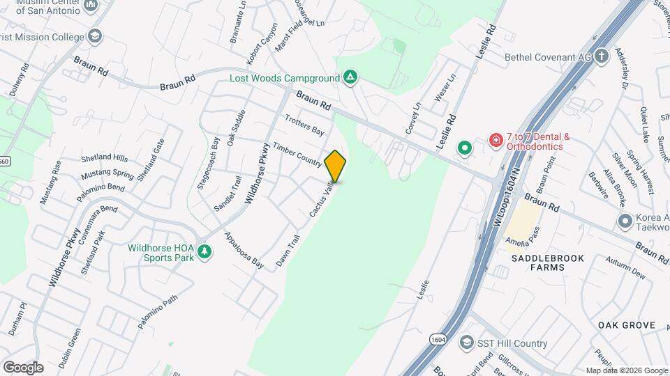 10002 Cactus Vly Map and Location Details