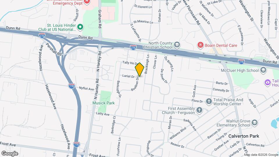 7302 Boellner Dr Map and Location Details