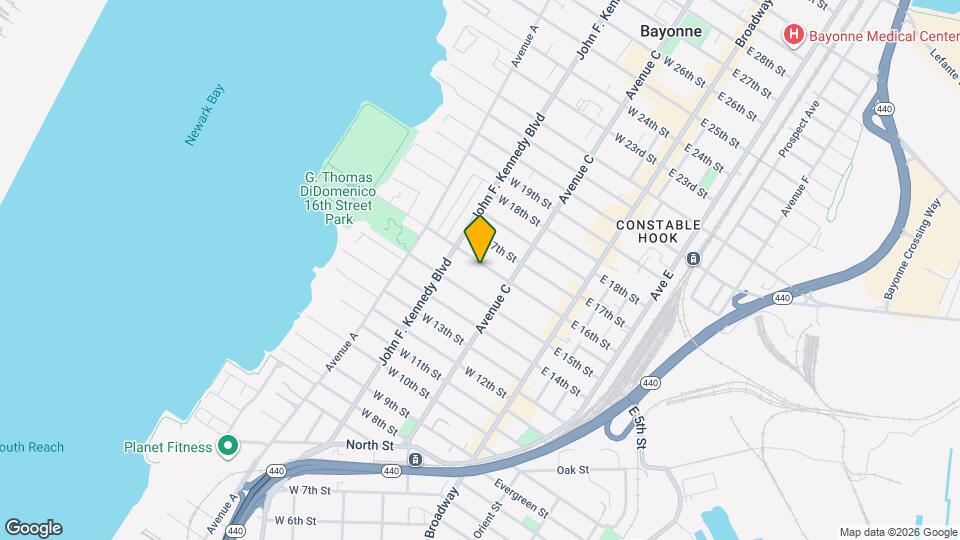 86 W 16th St Map and Location Details