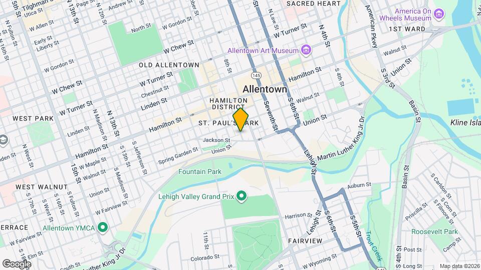 325.5 S Lumber St Map and Location Details