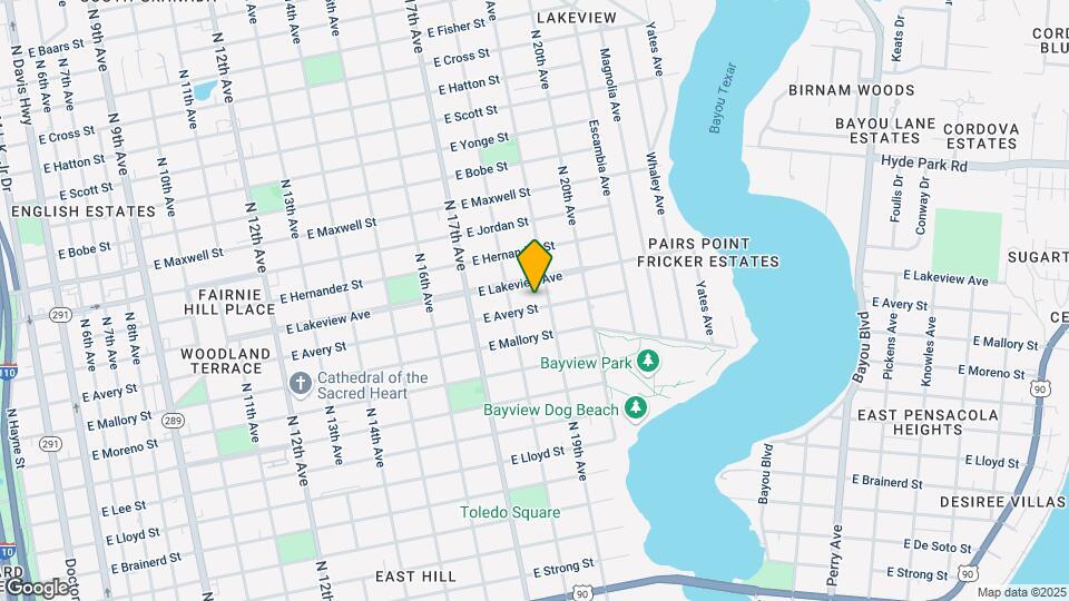 1812 E Avery St Mapa y Detalles de la Ubicación