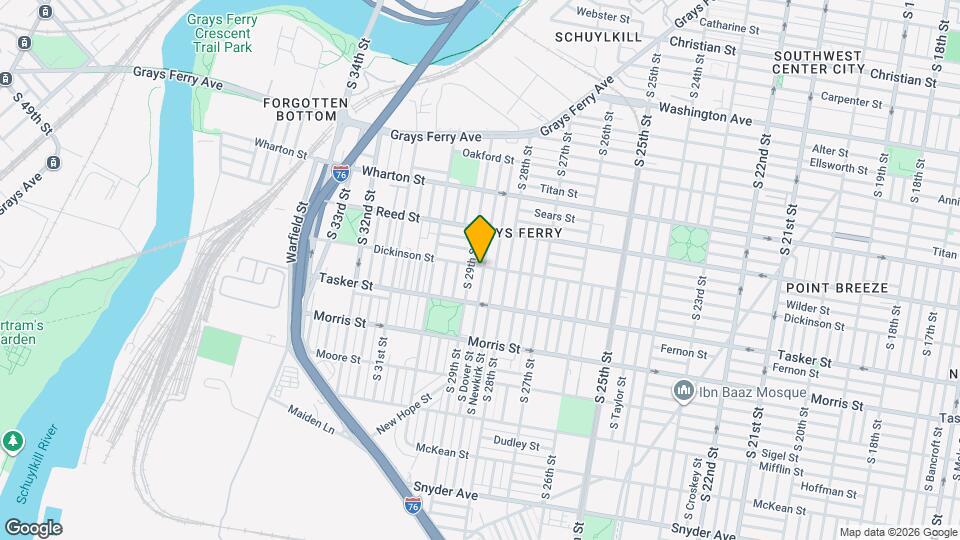 1504 S Dover St Map and Location Details