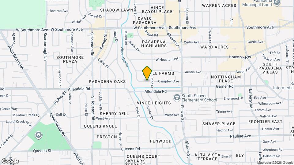 307 Campbell Ave Map and Location Details