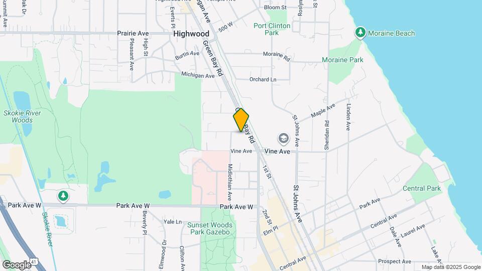 544 Onwentsia Ave Mapa y Detalles de la Ubicación