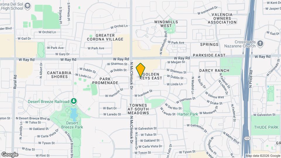 3942 W Rene Dr Map and Location Details