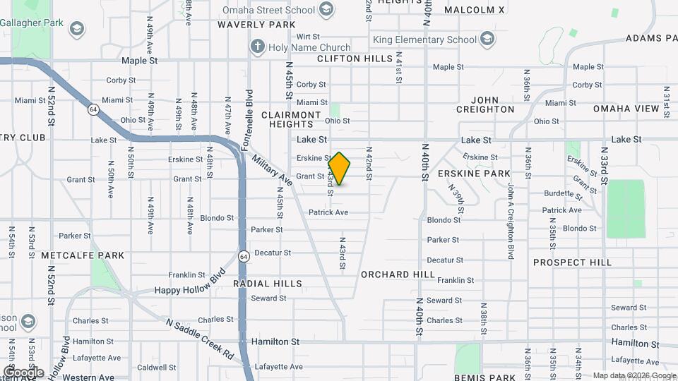 4240 Burdette St Map and Location Details