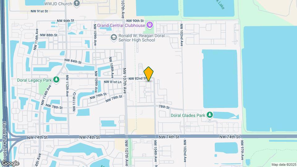 8109 NW 105th Ave Mapa y Detalles de la Ubicación