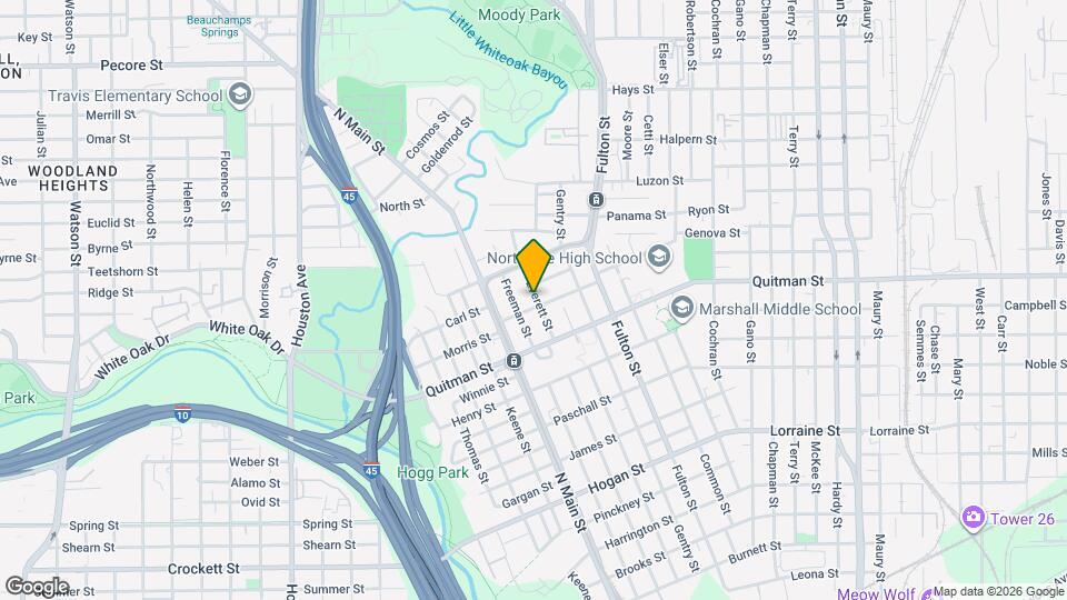 2403 Everett St Map and Location Details