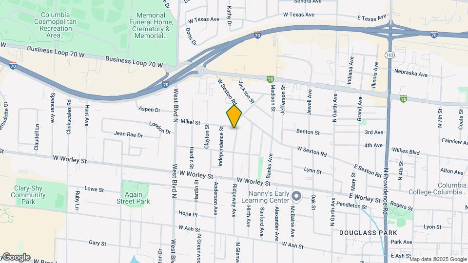 803 Ridgeway Ave Map and Location Details