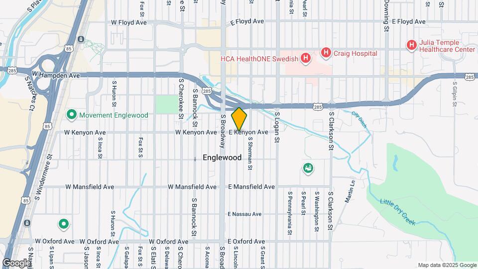 3700 S Lincoln St, Unit 6 Map and Location Details
