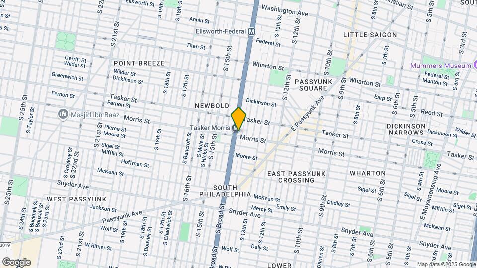 1641 S Broad St Mapa y Detalles de la Ubicación