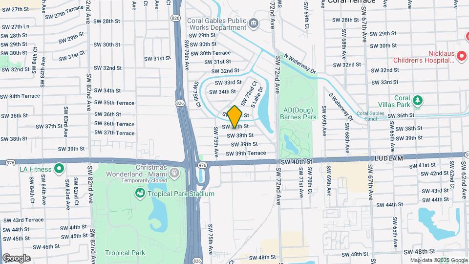 7385 SW 38th St Map and Location Details