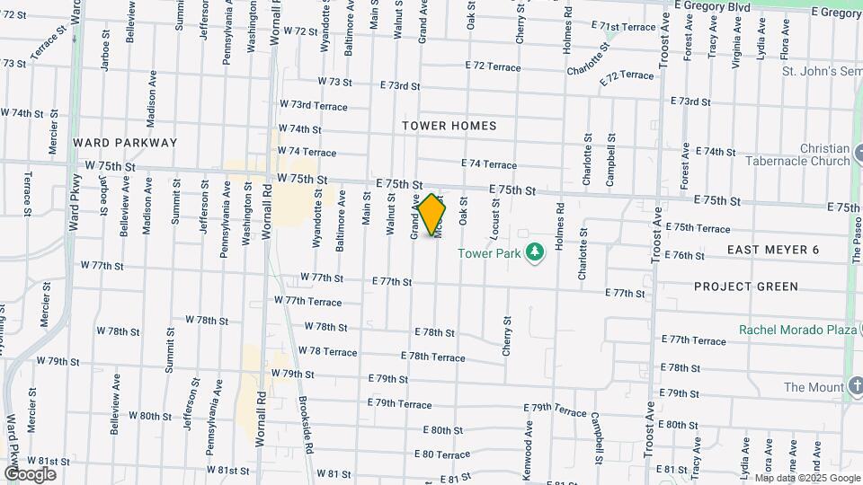 7608 McGee St Map and Location Details